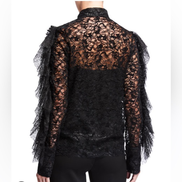 Anaïs Jourden Black Lace Top - Picture 2 of 8
